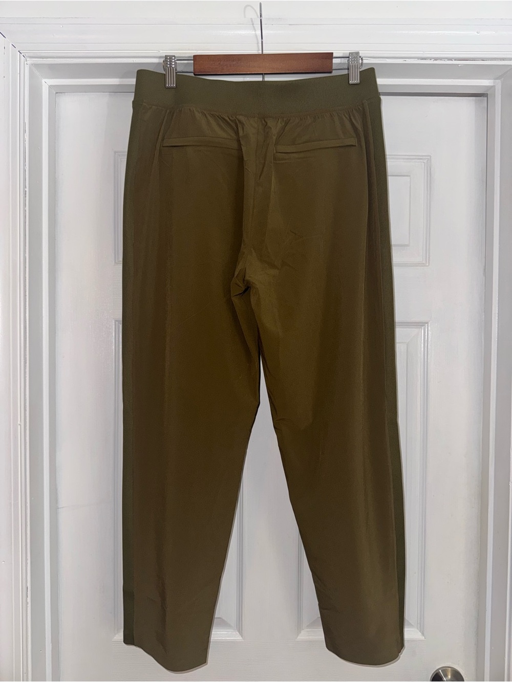 Athleta Brooklyn Ankle Pants Olive Green 10 - Picture 5 of 6